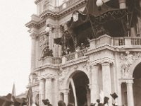 Hrvatsko narodno kazalište (HNK), svečano otvorenje kazališne zgrade 14. listopada1895. godine, sepija